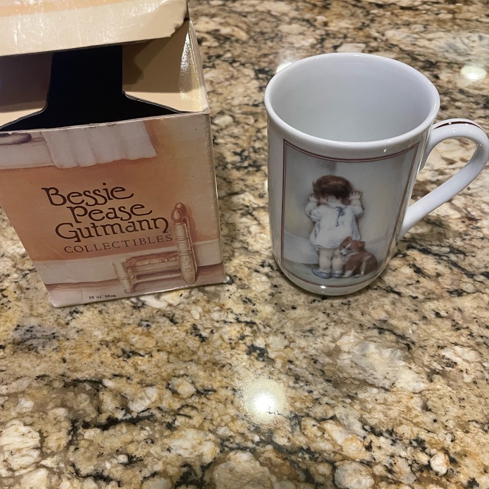 Bessie Pease Gutmann collectible mug vintage -1985